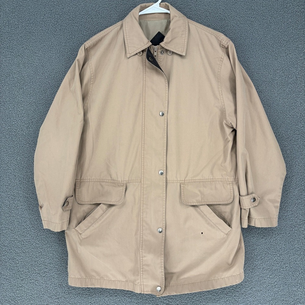 London Fog Limited Edition Mens Small Tan Khaki Water Repellent Field Jacket